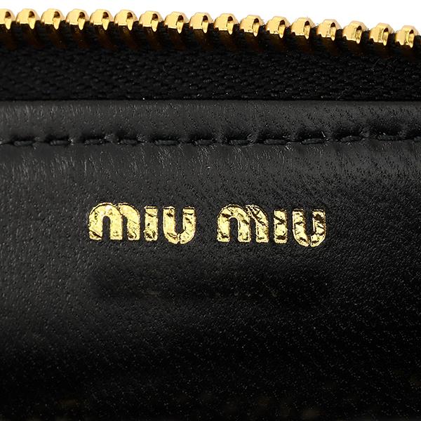 miu ミュウミュウ カードケース MIU ドットスタッズ 5MC078 2DRA