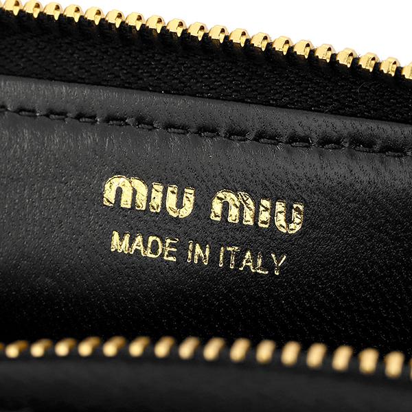 miu miu（ミュウミュウ） 並行輸入 カードケース マテラッセ ナッパ