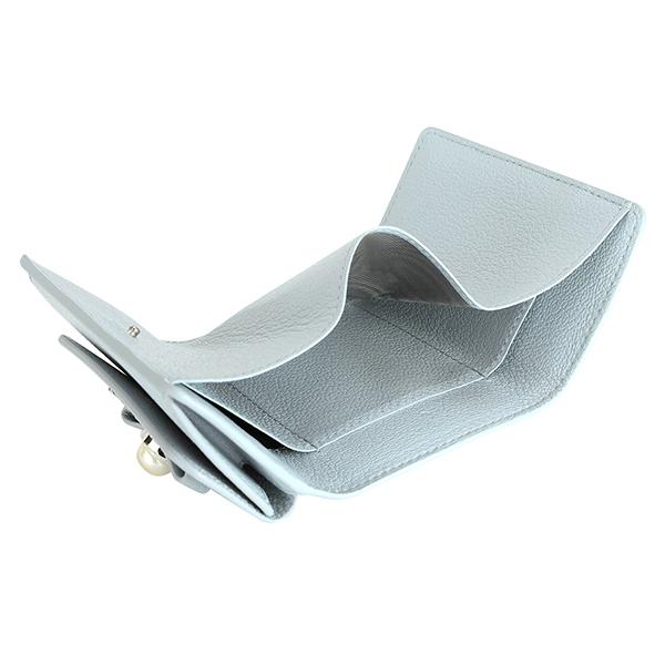 miu miu（ミュウミュウ） 並行輸入 3つ折り財布 マドラス パール