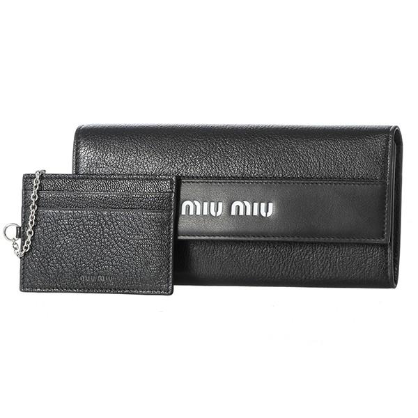 miu miu（ミュウミュウ） 並行輸入 長財布 マドラス シティカーフ