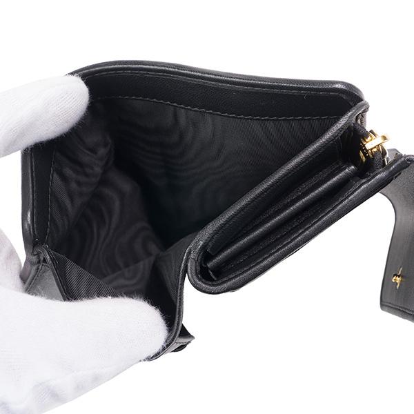 miu 並行輸入 ミュウミュウ 2つ折り財布 ブラック 黒 MIU 5ML002