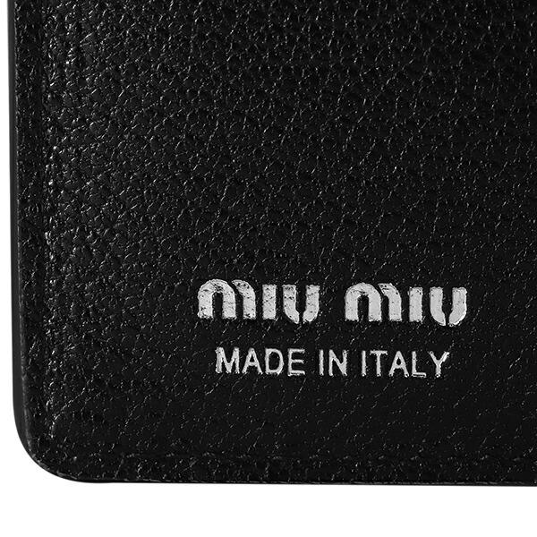 miu miu（ミュウミュウ） 並行輸入 2つ折り財布 マドラス パール