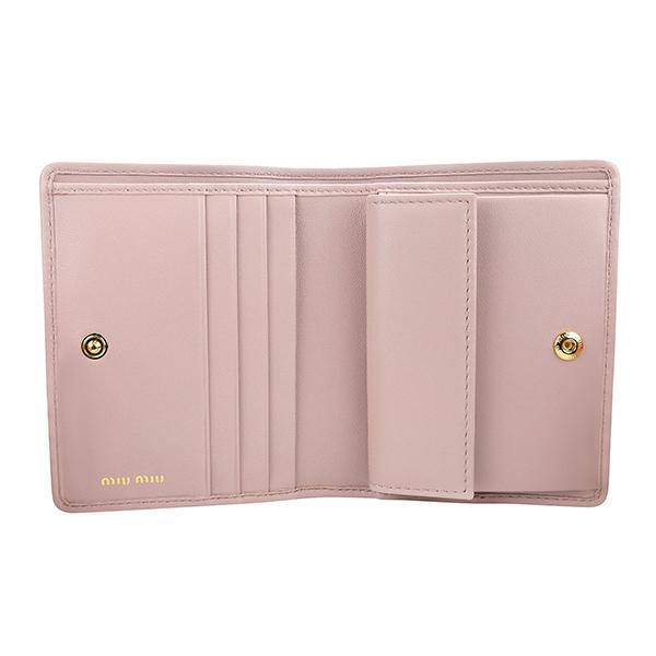 miu miu（ミュウミュウ） 並行輸入 2つ折り財布 マテラッセ 5MV204 N88