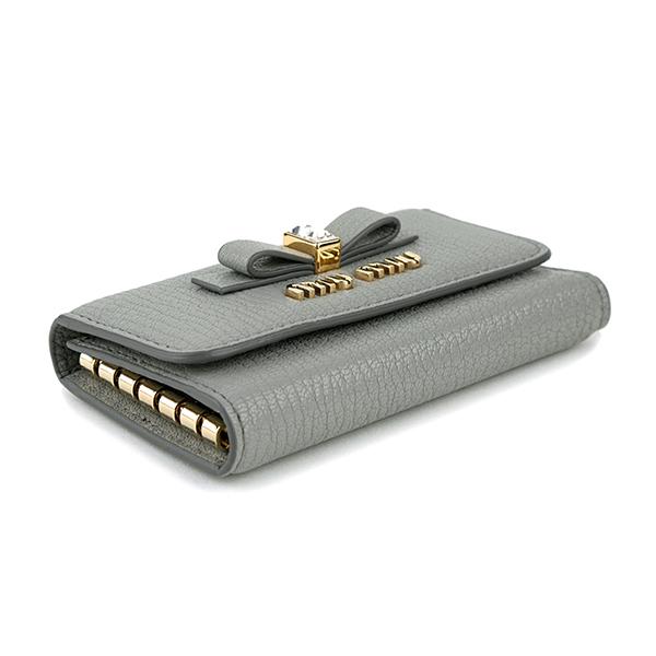 miu ミュウミュウ キーケース MIU マドラスフィオッコ 5PG222 MAD 2D7A  