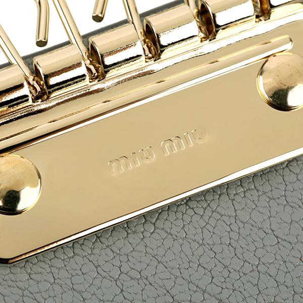 miu ミュウミュウ キーケース MIU マドラスフィオッコ 5PG222 MAD 2D7A  