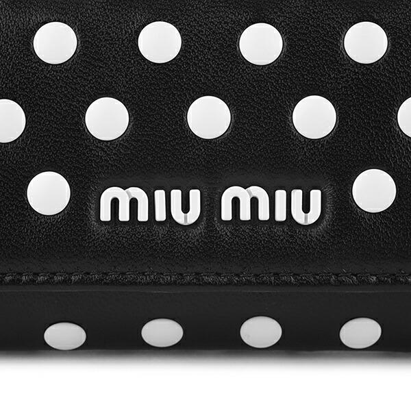 miu ミュウミュウ キーケース MIU ドットスタッズ 5PG222 2DRA miu ミュウミュウ キーケース MIU ドットスタッズ 5PG222 2DRA