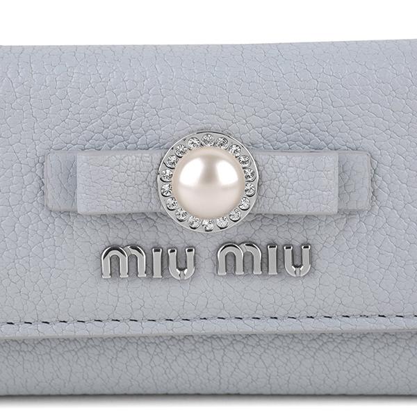 miu 並行輸入 ミュウミュウ キーケース MIU マドラスパール 5PG222