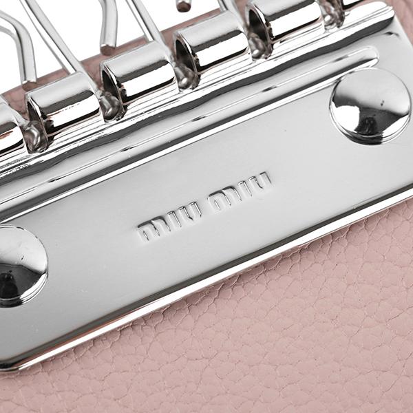 並行輸入 ミュウミュウ キーケース MIU MIU マドラスパール 5PG222 2F3R F0D91レディース ライトピンク | miu miu | 05