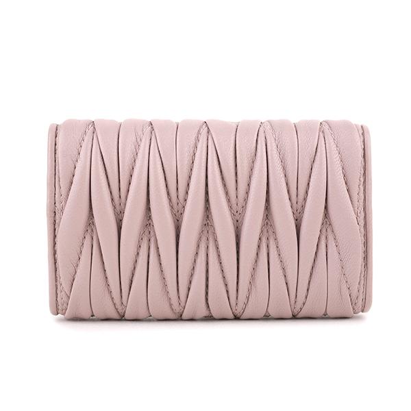【新品未使用】MIUMIU キーケース マテラッセ 5PG222 N88 miu 並行輸入 ミュウミュウ キーケース MIU マテラッセ 5PG222