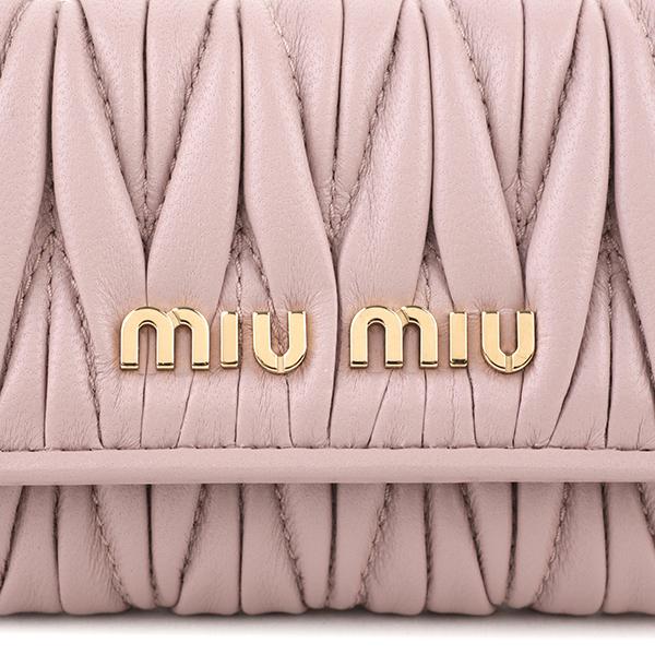 miu 並行輸入 ミュウミュウ キーケース MIU マテラッセ 5PG222 N88