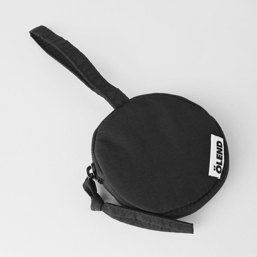 並行輸入 オレンド ポーチ サーキュラー ミニパース ブラック CIRCULAR MINI PURSE BLACK | OLEND | 01