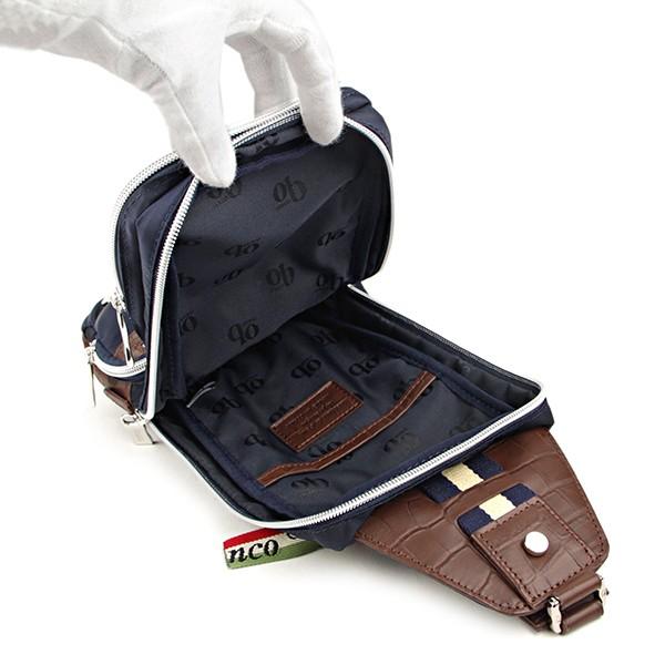 並行輸入 オロビアンコ  ウエストバッグ・ボディバッグ ナイロン 0627 COMPAKTION-F 12 ネイビー 爆買 | Orobianco | 05