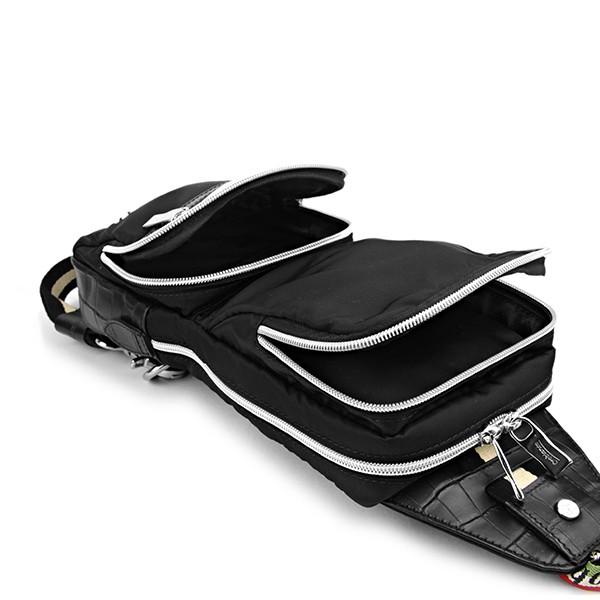 並行輸入 オロビアンコ  ウエストバッグ・ボディバッグ ナイロン 0627 COMPAKTION-F 99 ブラック 黒 爆買 | Orobianco | 04