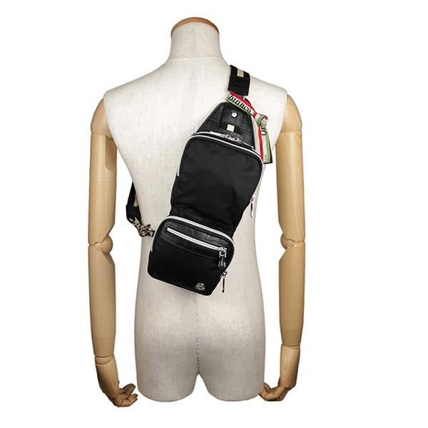 並行輸入 オロビアンコ  ウエストバッグ・ボディバッグ ナイロン 0627 COMPAKTION-F 99 ブラック 黒 爆買 | Orobianco | 07