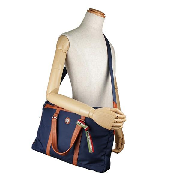 並行輸入 オロビアンコ  ブリーフケース ナイロン ISAAC-G 12 ブルー 青 爆買 | Orobianco | 08