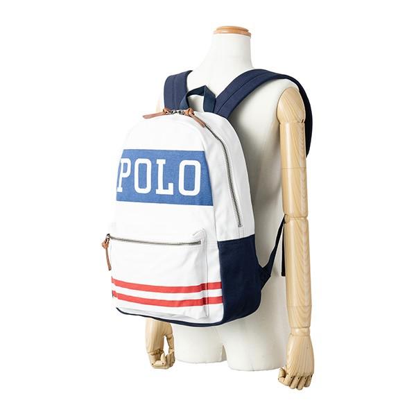 ポロ ラルフローレン リュックサック ホワイト 白 POLO RALPH LAUREN