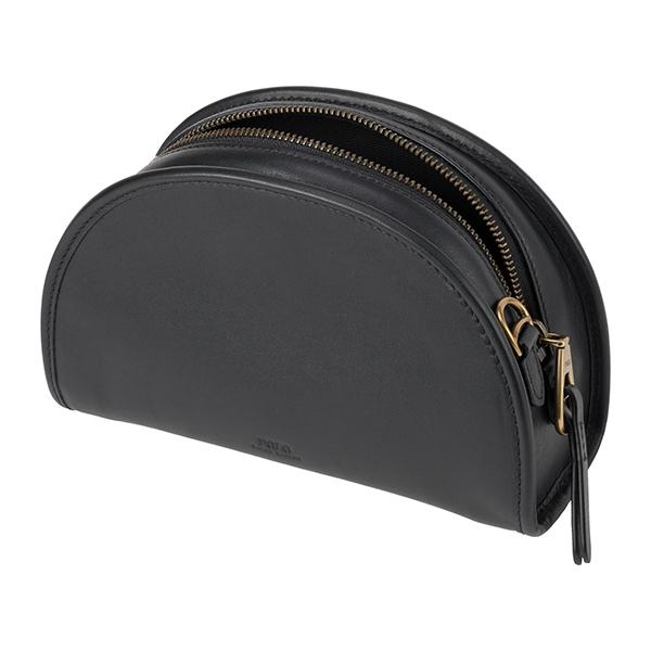 美品 Ralph Lauren ブラックショルダーバッグ 墨黒のブラックです ラルフローレン Ralph Lauren ショルダーバッグ 斜めがけバッグ