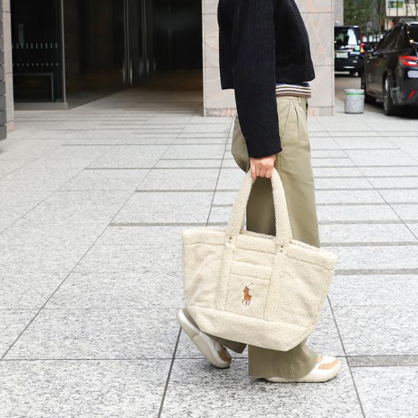 ポロ ラルフローレン トートバッグ ベージュ POLO RALPH LAUREN
