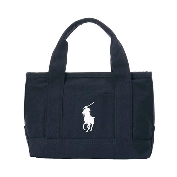 並行輸入 ポロ ラルフローレン  トートバッグ ビッグポニー RAS10146A ネイビー 爆買 | POLO RALPH LAUREN