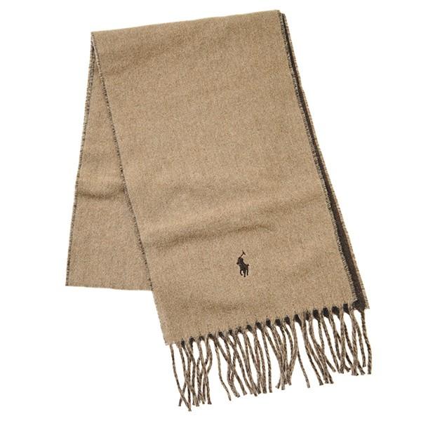 並行輸入 ポロ ラルフローレン マフラー・ストール クラシック リバーシブル スカーフ PC0228 232 キャメル/ブラウン 茶 爆買 | POLO RALPH LAUREN