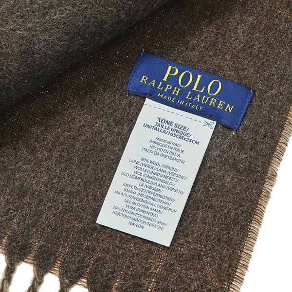 並行輸入 ポロ ラルフローレン マフラー・ストール クラシック リバーシブル スカーフ PC0228 232 キャメル/ブラウン 茶 爆買 | POLO RALPH LAUREN | 03