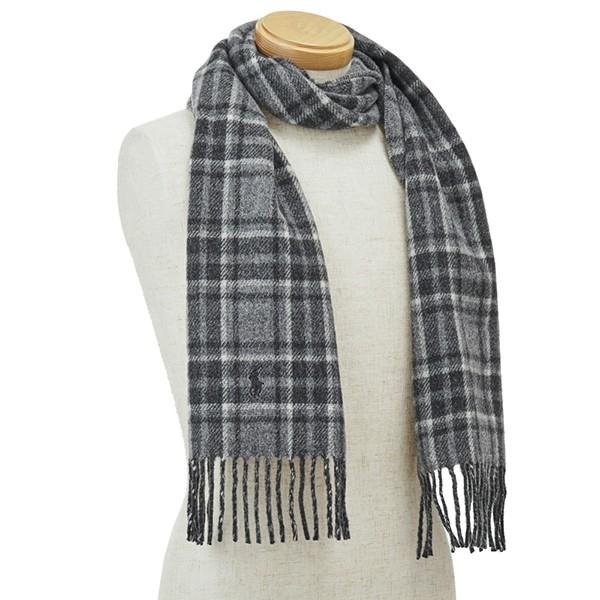 並行輸入 ポロ ラルフローレン マフラー・ストール リバーシブルステイブルプレイド PC0229 013 ライトグレー系 爆買 | POLO RALPH LAUREN | 04