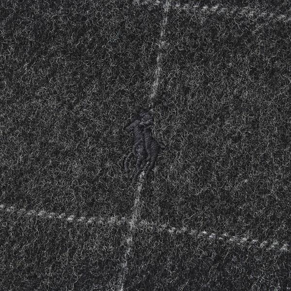 並行輸入 ポロ ラルフローレン マフラー・ストール リバーシブルウィンドウペインスカーフ PC0230 003 チャコールグレー 爆買 | POLO RALPH LAUREN | 02