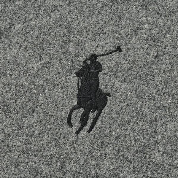 並行輸入 ポロ ラルフローレン マフラー・ストール ビッグポニーエンブロイダードスカーフ PC0231 015 グレー/ブラック 黒 爆買 | POLO RALPH LAUREN | 02