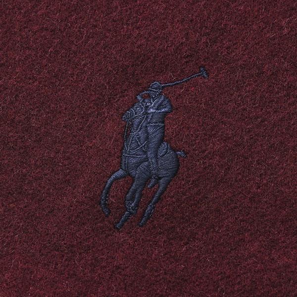 並行輸入 ポロ ラルフローレン マフラー・ストール ビッグポニーエンブロイダードスカーフ PC0231 601 ワインレッド/ネイビー 爆買 | POLO RALPH LAUREN | 02