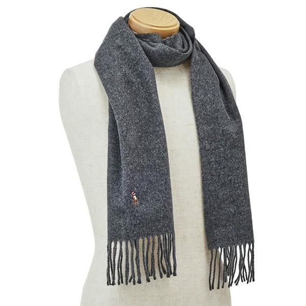 並行輸入 ポロ ラルフローレン  マフラー・ストール クラシックウールブレンドマフラー PC0253 003 グレー 爆買 | POLO RALPH LAUREN | 04