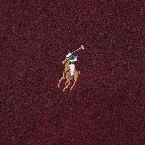 並行輸入 ポロ ラルフローレン マフラー・ストール クラシックウールブレンドマフラー PC0253 601 ワインレッド 爆買 | POLO RALPH LAUREN | 02