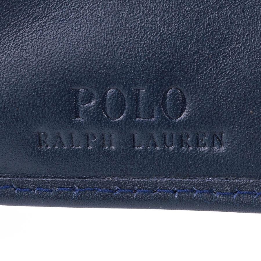 ポロ ラルフローレン ポロベア二つ折り財布 刺繍 新品ブランド poloロゴ本革 POLO RALPH LAUREN 財布 メンズ 二つ折り ポロ ラルフローレン
