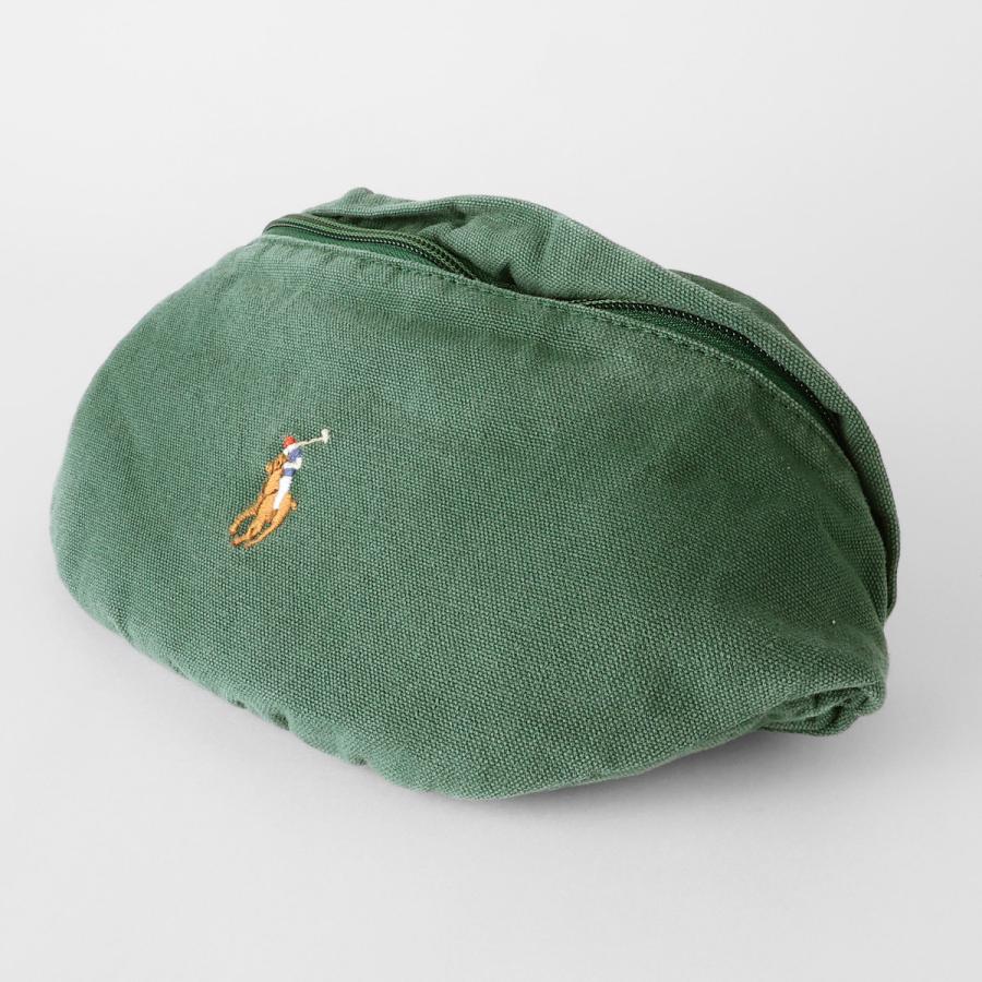 【新品タグ付】ポロラルフローレン ウエストバッグ グリーン POLO RALPH LAUREN（ポロ・ラルフローレン） 並行輸入 ポロ ラルフ