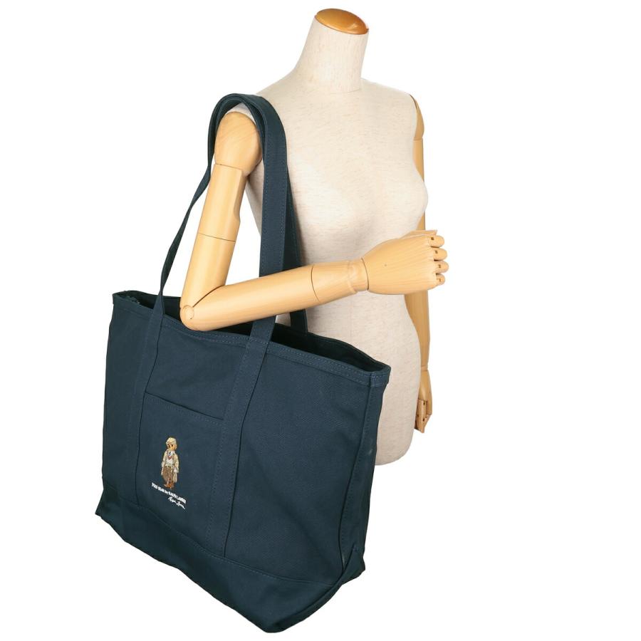 並行輸入 ポロ ラルフローレン トートバッグ POLO RALPH LAUREN ポロベアー 4.05975E+11ユニセックス ネイビー 紺 | POLO RALPH LAUREN | 05
