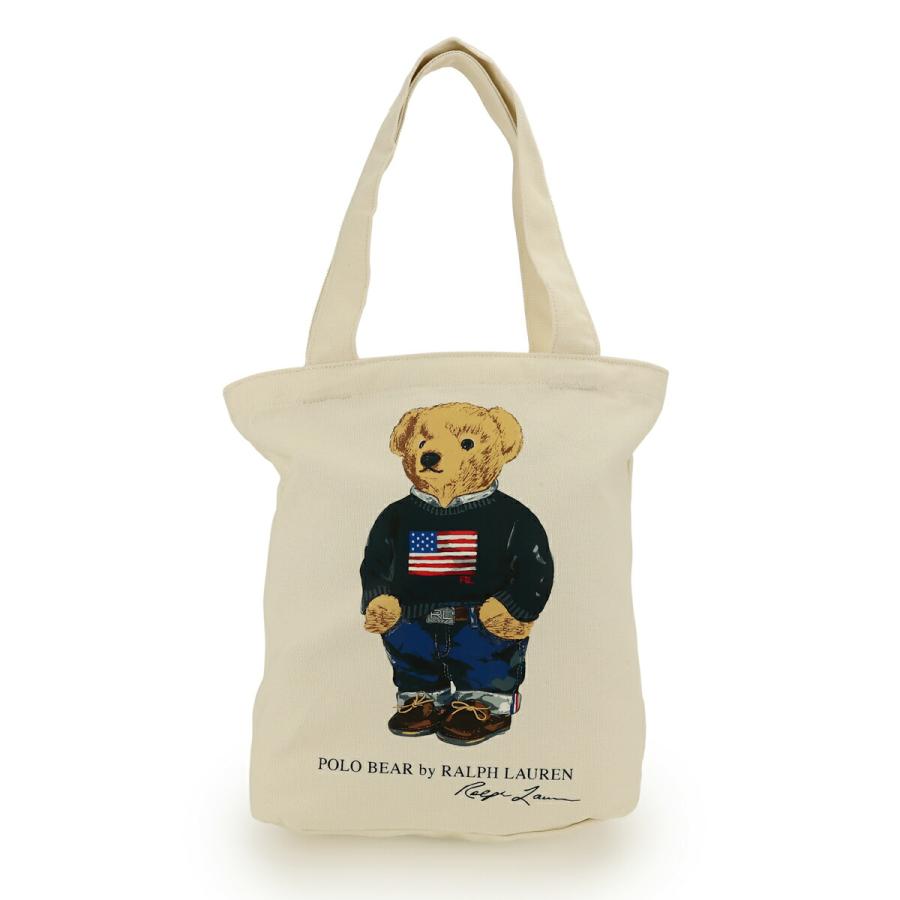 値下美品Ralph Lauren ラルフローレン ポロベア トートバッグ ホワイ POLO RALPH LAUREN（ポロ・ラルフローレン） 並行輸入 ポロ ラルフ