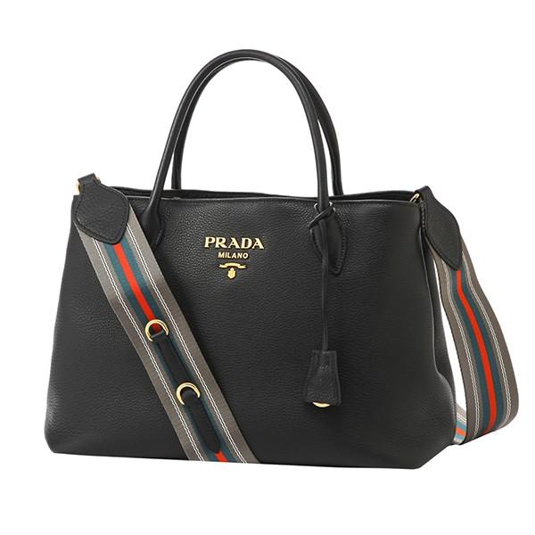 並行輸入 プラダ ハンドバッグ ヴィッテロ ダイノ 1BA579 2BBE F0002 ブラック 黒 爆買 | PRADA | 06