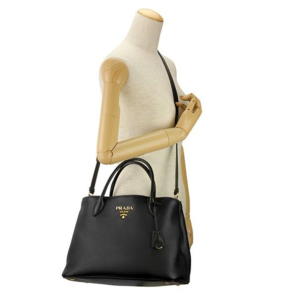 並行輸入 プラダ ハンドバッグ ヴィッテロ ダイノ 1BA579 2BBE F0002 ブラック 黒 爆買 | PRADA | 08