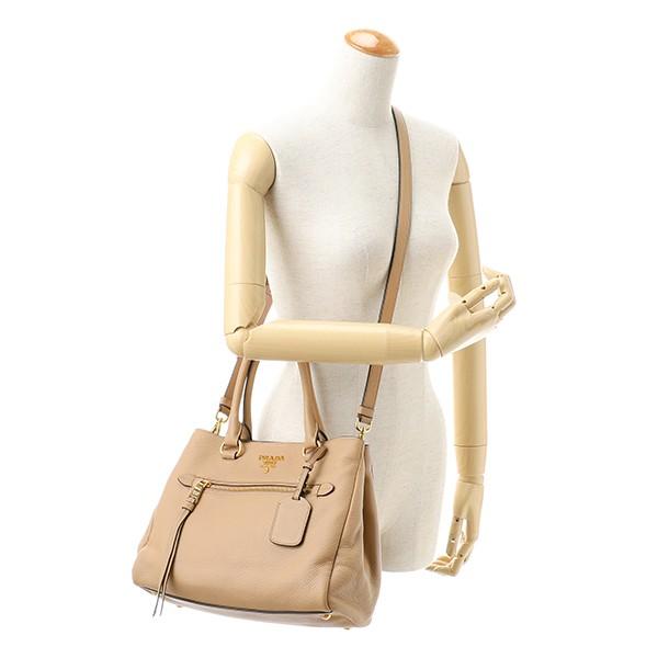 プラダ　バック　グレージュ　ヴィッテロフェニックス　1BG044 2way 楽天市場】プラダ【PRADA】ヴィッテロフェニックスレザー2WAY