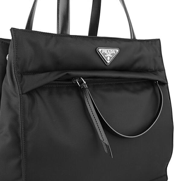 並行輸入 プラダ トートバッグ PRADA テスート ヴィッテロ 1BG352 2DLN F0002レディース ブラック 黒 | PRADA | 06