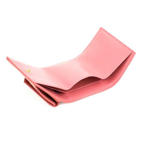 未使用✨プラダ　レザー　三つ折り財布　ヴィッテロムーブ　ピンク　1MH021 PRADA 並行輸入 プラダ 3つ折り財布 ヴィッテロ ムーヴ 1MH021