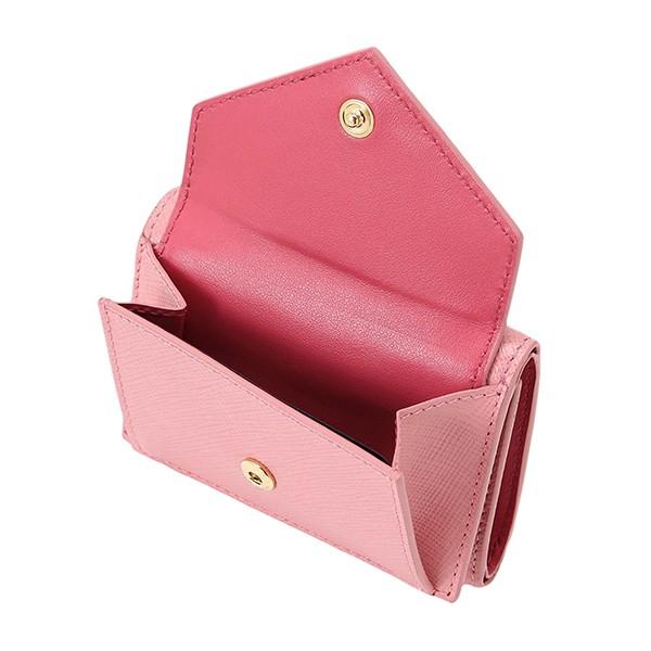 PRADA プラダ 3つ折り財布 サフィアーノ フィオッコ 1MH021 2B7S PRADA プラダ 3つ折り財布 サフィアーノ フィオッコ 1MH021 2B7S