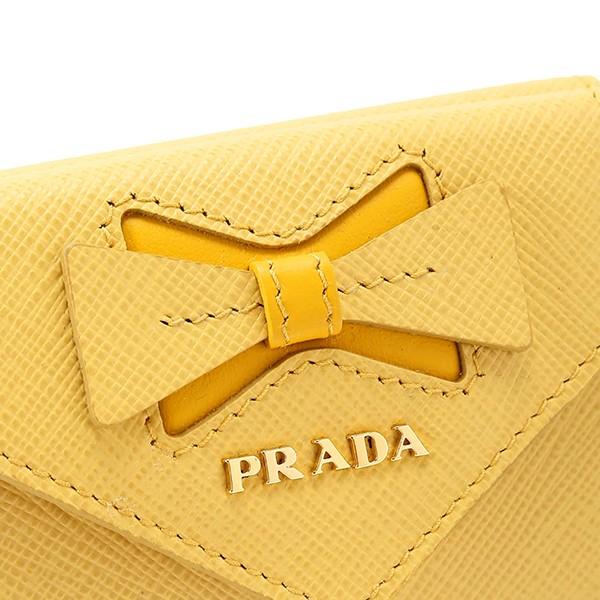 PRADA（プラダ） 並行輸入 3つ折り財布 サフィアーノ フィオッコ