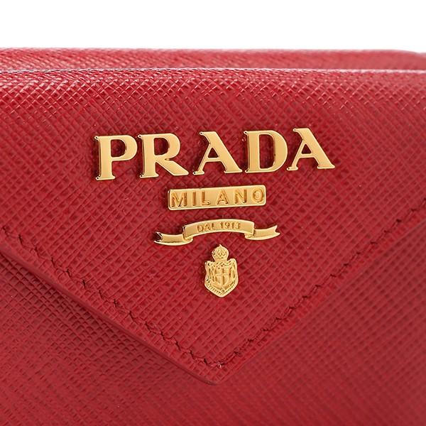 PRADA プラダ 3つ折り財布 サフィアーノ メタル 1MH021 QWA PRADA プラダ 3つ折り財布 サフィアーノ メタル 1MH021 QWA