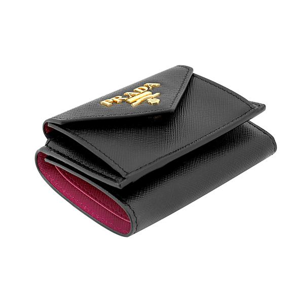 PRADA プラダ 3つ折り財布 サフィアーノ マルチカラー 1MH021 PRADA プラダ 3つ折り財布 サフィアーノ マルチカラー 1MH021