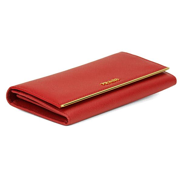 PRADA 並行輸入 プラダ 長財布 サフィアーノメタル 1MH132 QME