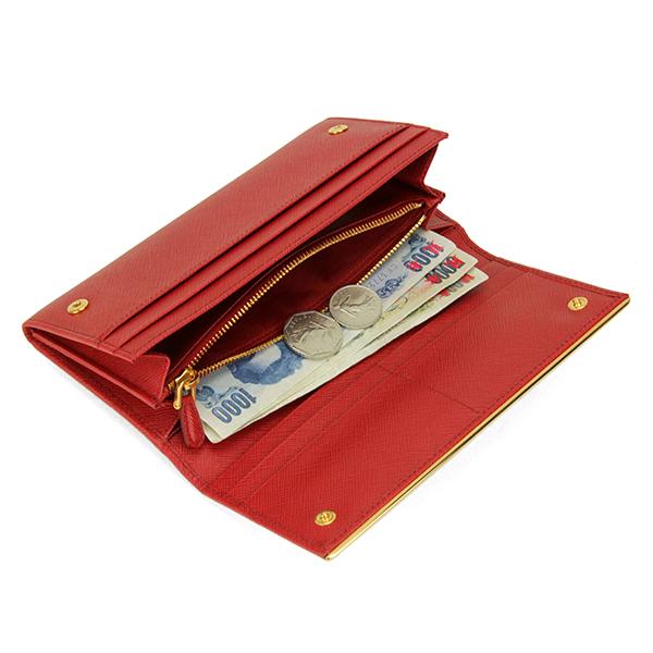 PRADA（プラダ） 並行輸入 長財布 サフィアーノメタル 1MH132 QME