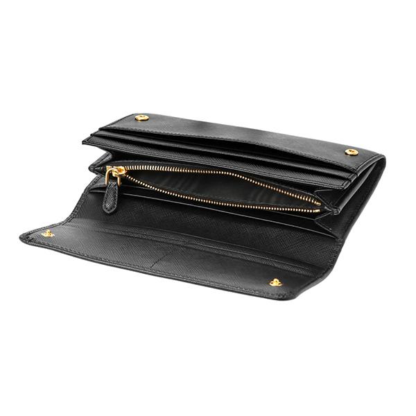 PRADA 並行輸入 プラダ 長財布 サフィアーノ メタル 1MH132 QWA F0002