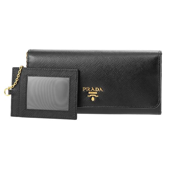 PRADA 並行輸入 プラダ 長財布 サフィアーノ メタル 1MH132 QWA F0002