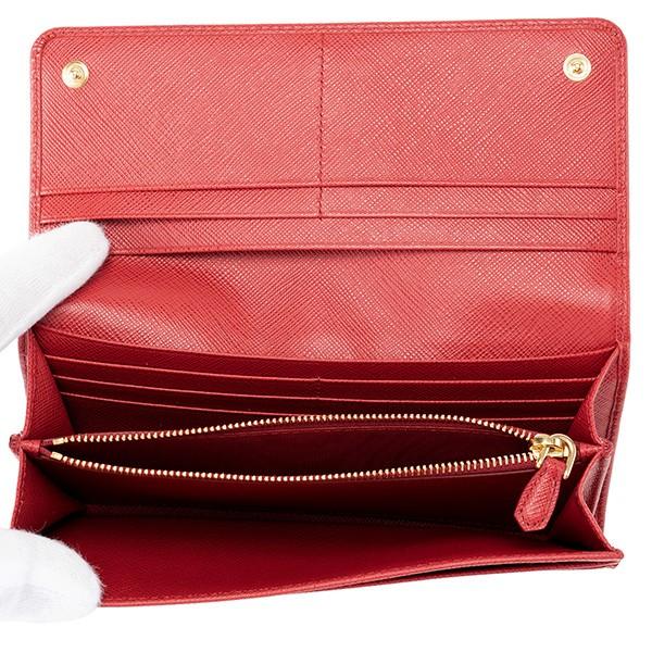 美品・正規品PRADA 長財布 サフィアーノ メタル レッド 箱ギャランティ付 PRADA - 美品・正規品PRADA 長財布 サフィアーノ メタル レッド