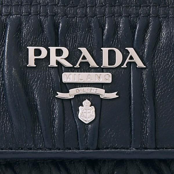 PRADA プラダ 3つ折り財布 ネイビー 紺 1MH840 ZSJ F073A